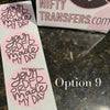 Set of 25 (all the same one) Thermal Printed Stickers | 2-inch round