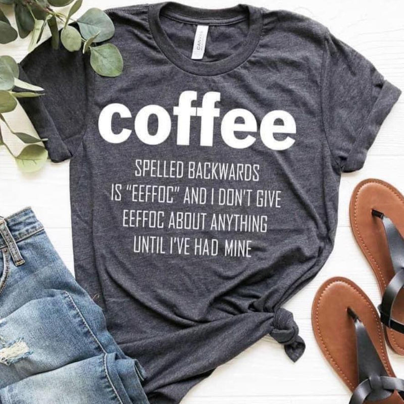 Funny Coffee Screenprinted Tee