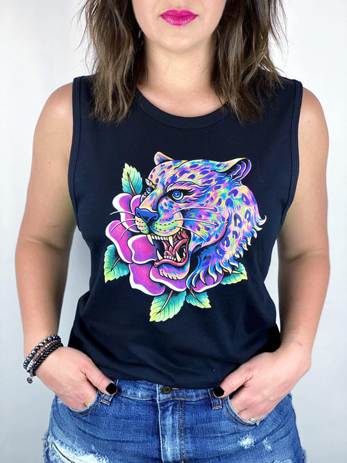 Unisex Tank | Neon Tiger