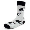 Men's Boston Terrier Black and White Dog French Bulldog Socks