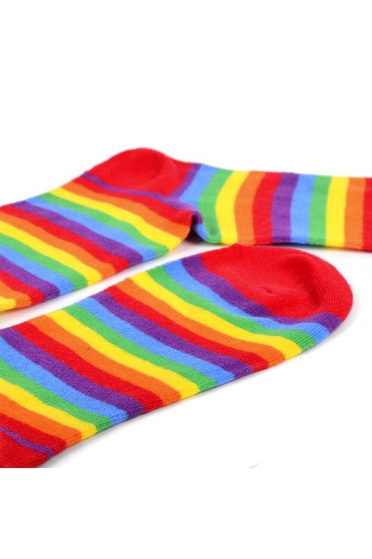 Men's Rainbow Stripe Socks