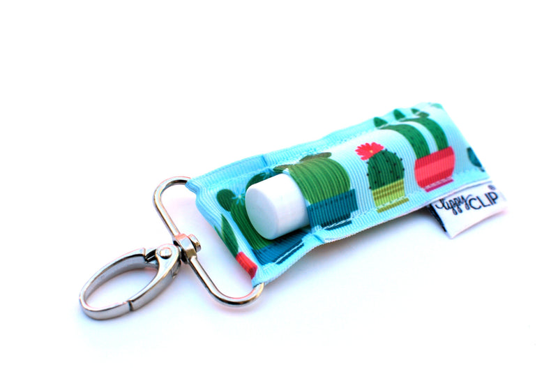 LippyClip: SUPER SUCCULENTS • Clip On Lip Balm Holder • Stocking Stuffer • Backpack Accessories • Keychain Clip-On (4745378299978)