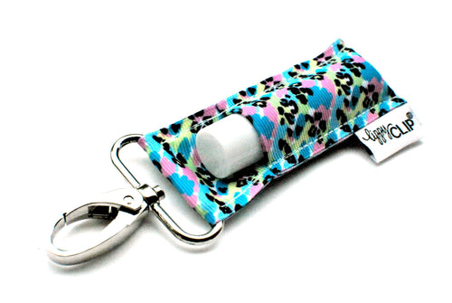 LippyClip: LISA LEOPARD LOVE • Clip On Lip Balm Holder • Stocking Stuffer • Backpack Accessories • Keychain Clip-On (4747487871050)