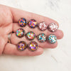 Party Time! Confetti Resin Stud Earrings • Your Choice of Color